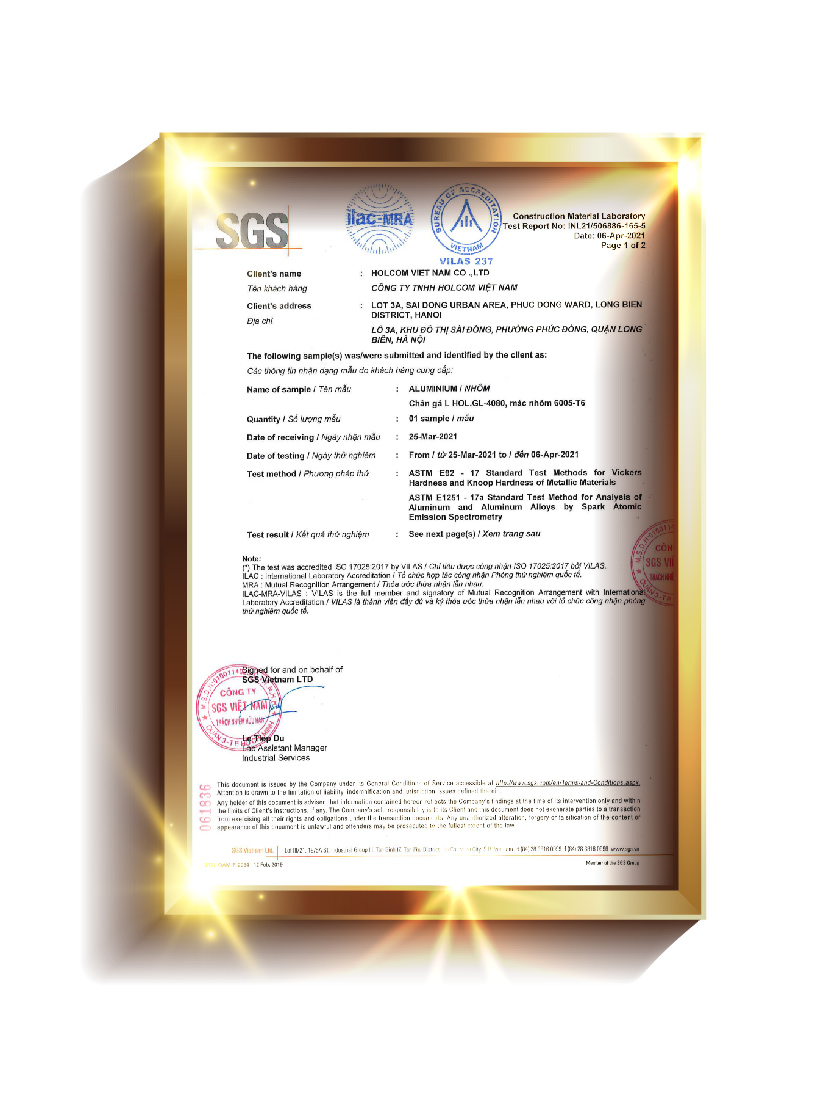 SGS Certification