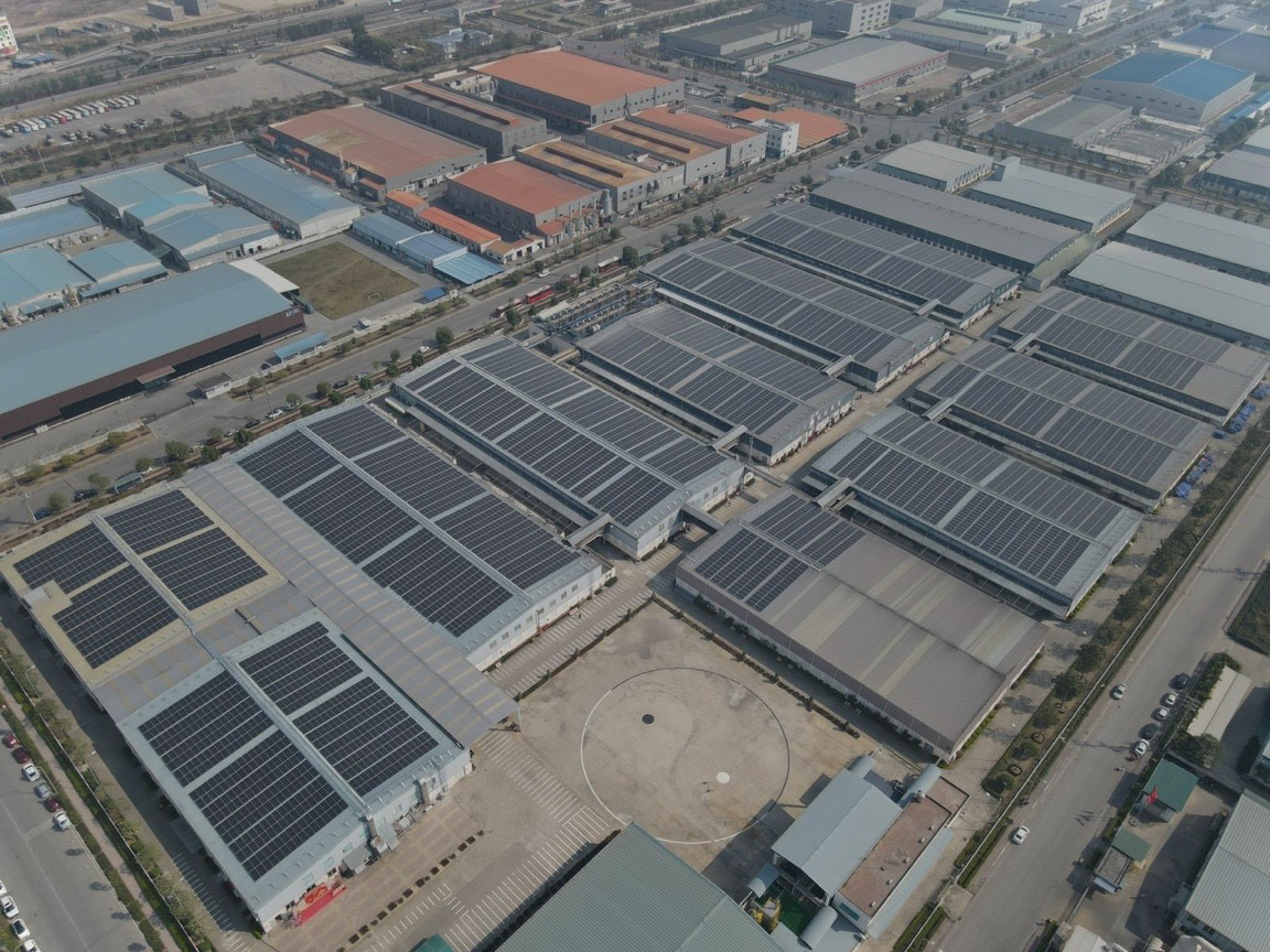 6 MW Metal Roof Solar Project in Bac Giang