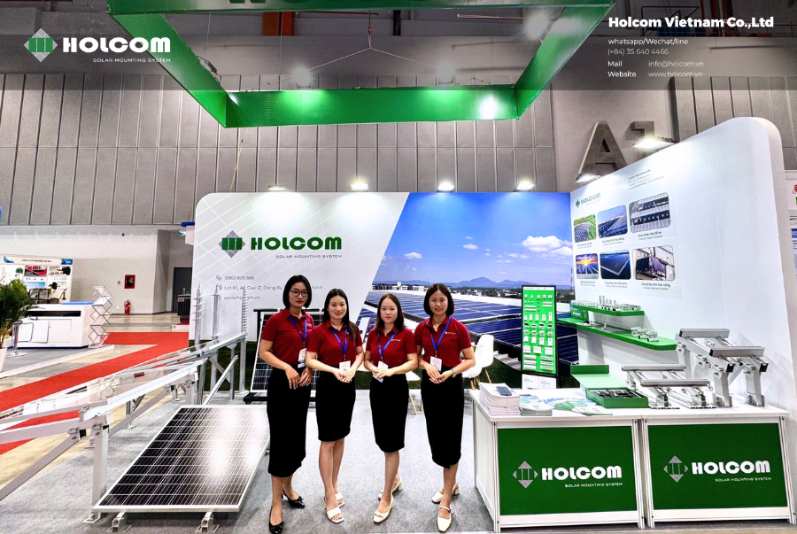 Holcom nổi bật với gian h&agrave;ng Triển l&atilde;m VIETNAM ETE & GREENERGY EXPO 2025